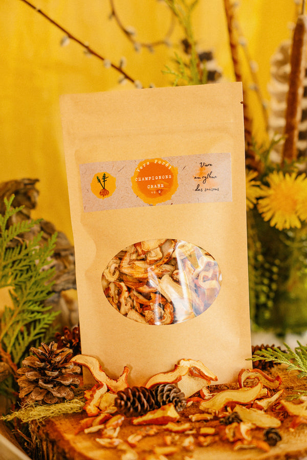 Champignons crabes déshydratés