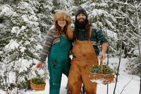 Propriétaires de Vers Forêt - Cueillette hivernale