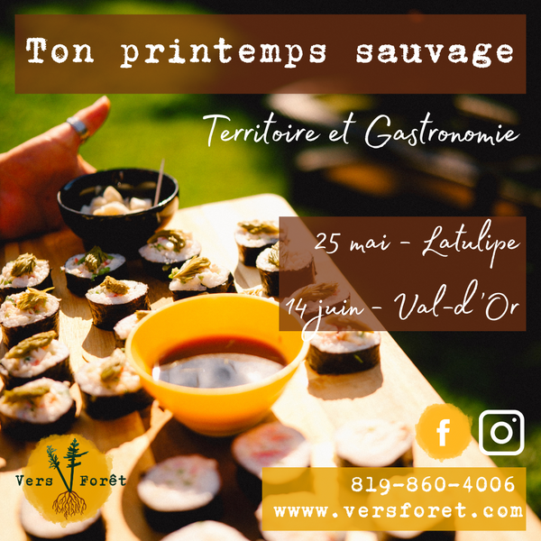 Ton printemps sauvage - Territoire et Gastronomie